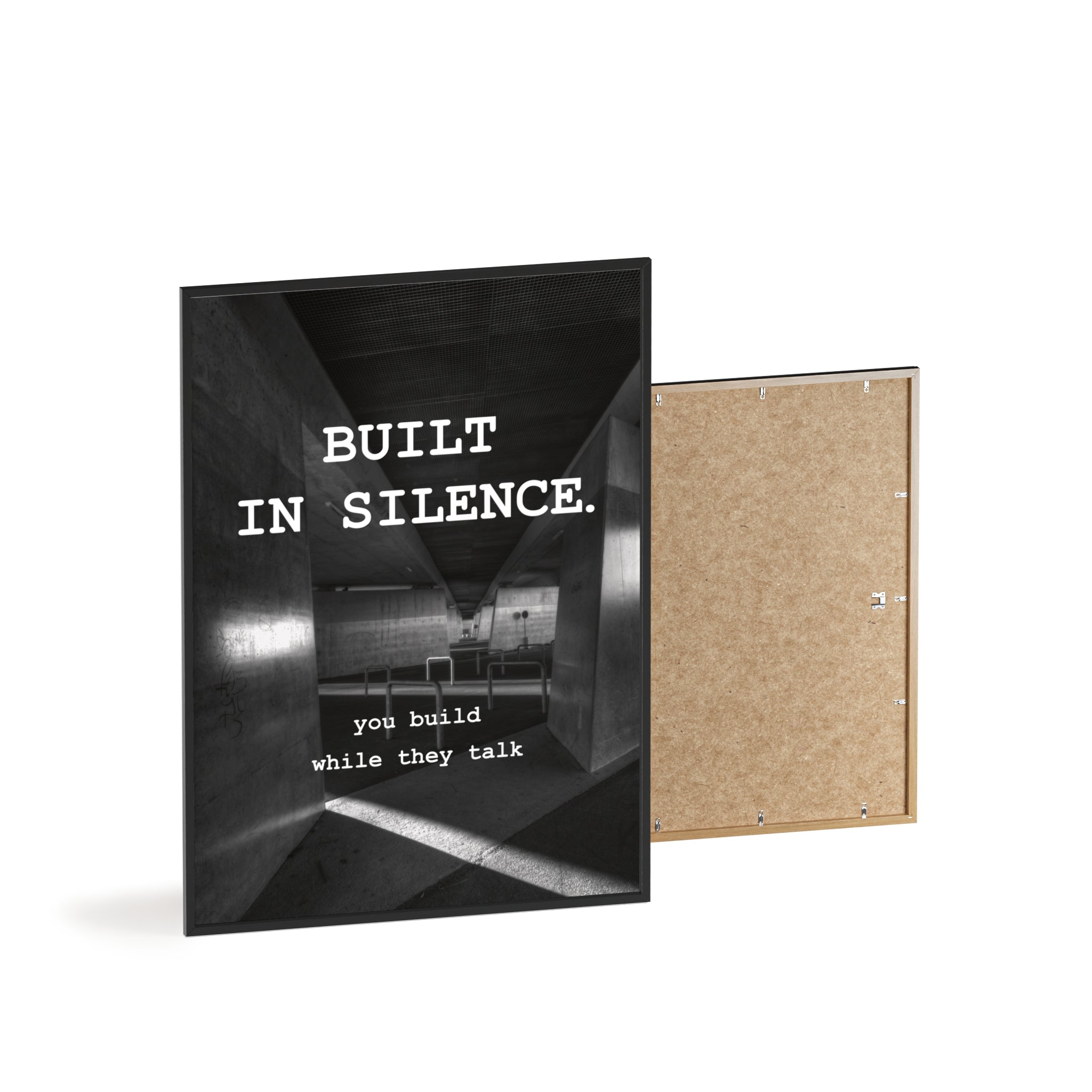 BUILT IN SILENCE - MOTIONPOSTER