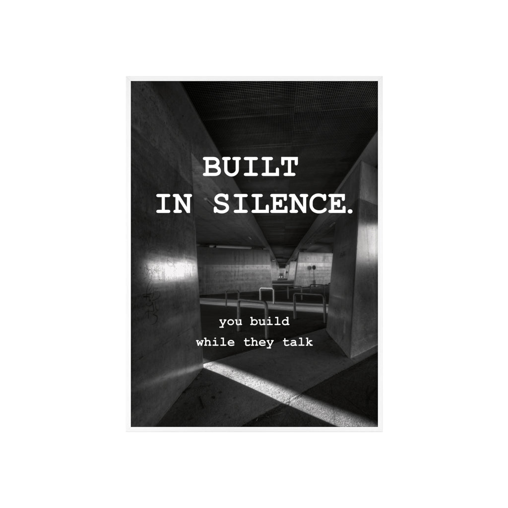 BUILT IN SILENCE - MOTION POSTER