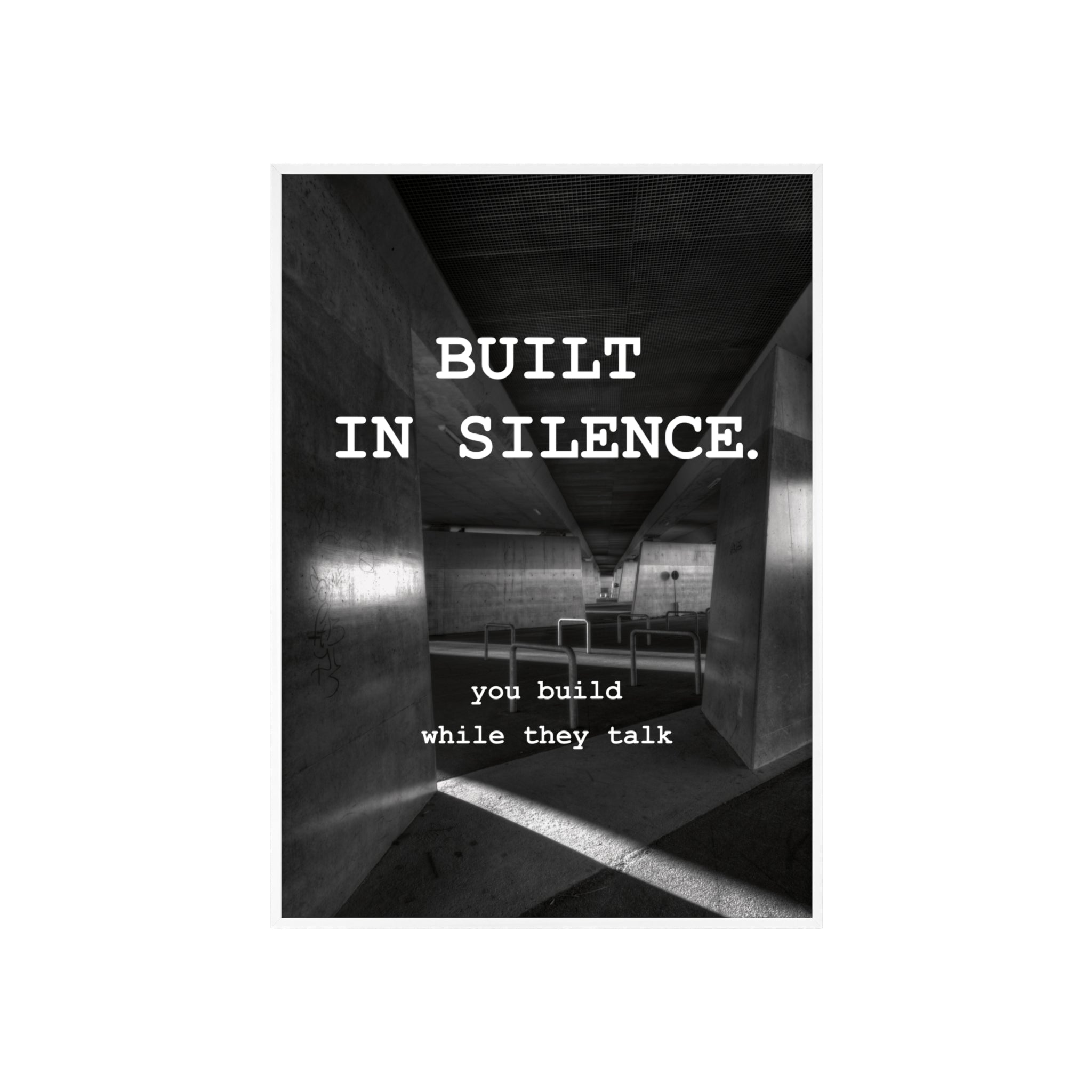 BUILT IN SILENCE - MOTION POSTER