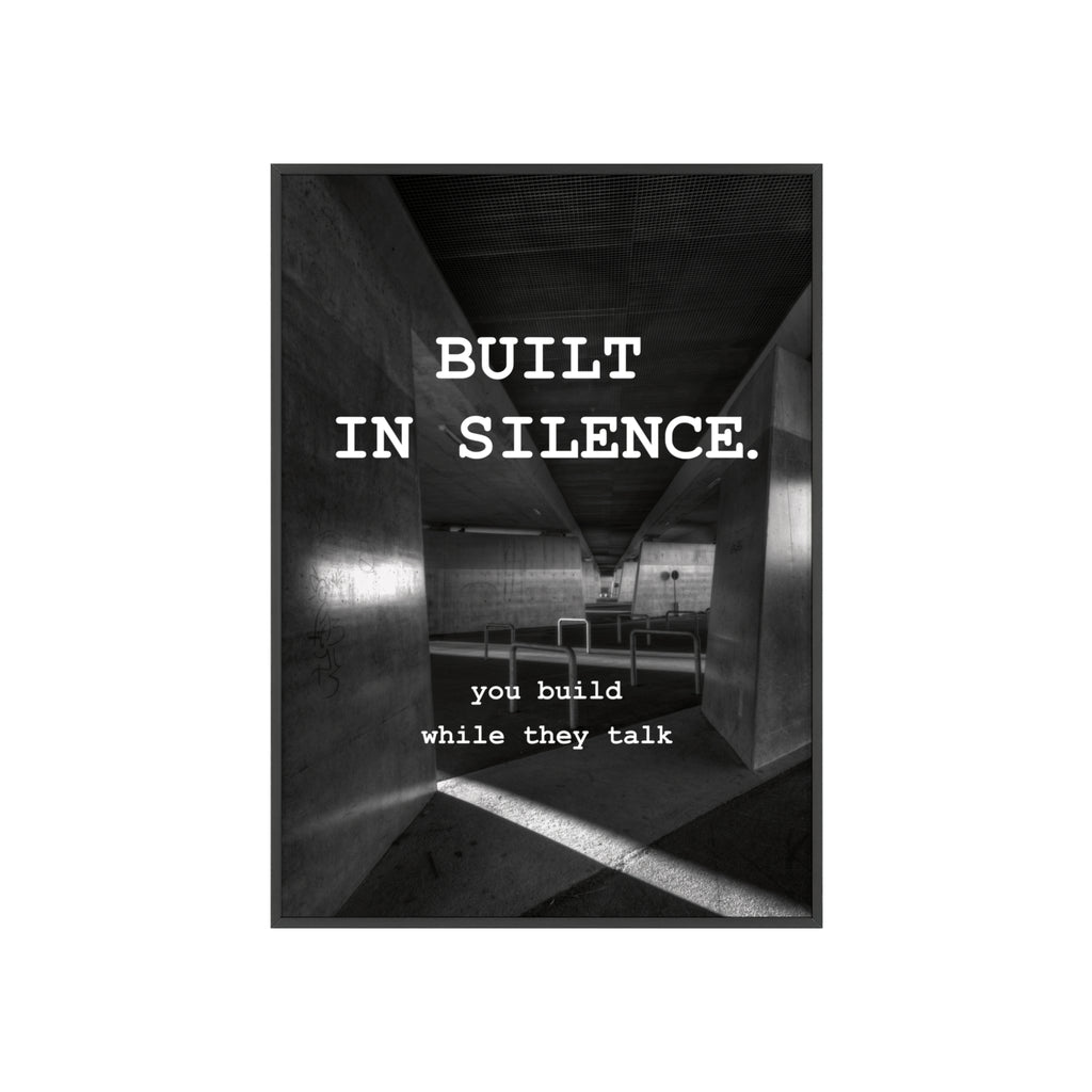 BUILT IN SILENCE - MOTION POSTER