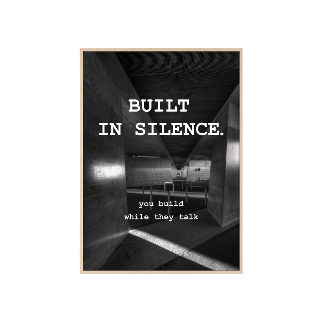 BUILT IN SILENCE - MOTION POSTER