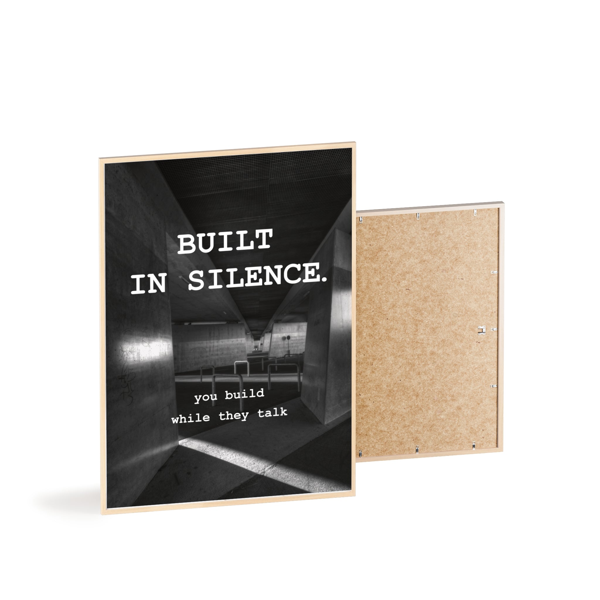 BUILT IN SILENCE - MOTIONPOSTER