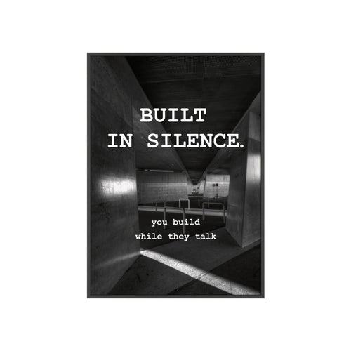 BUILT IN SILENCE - MOTIONPOSTER