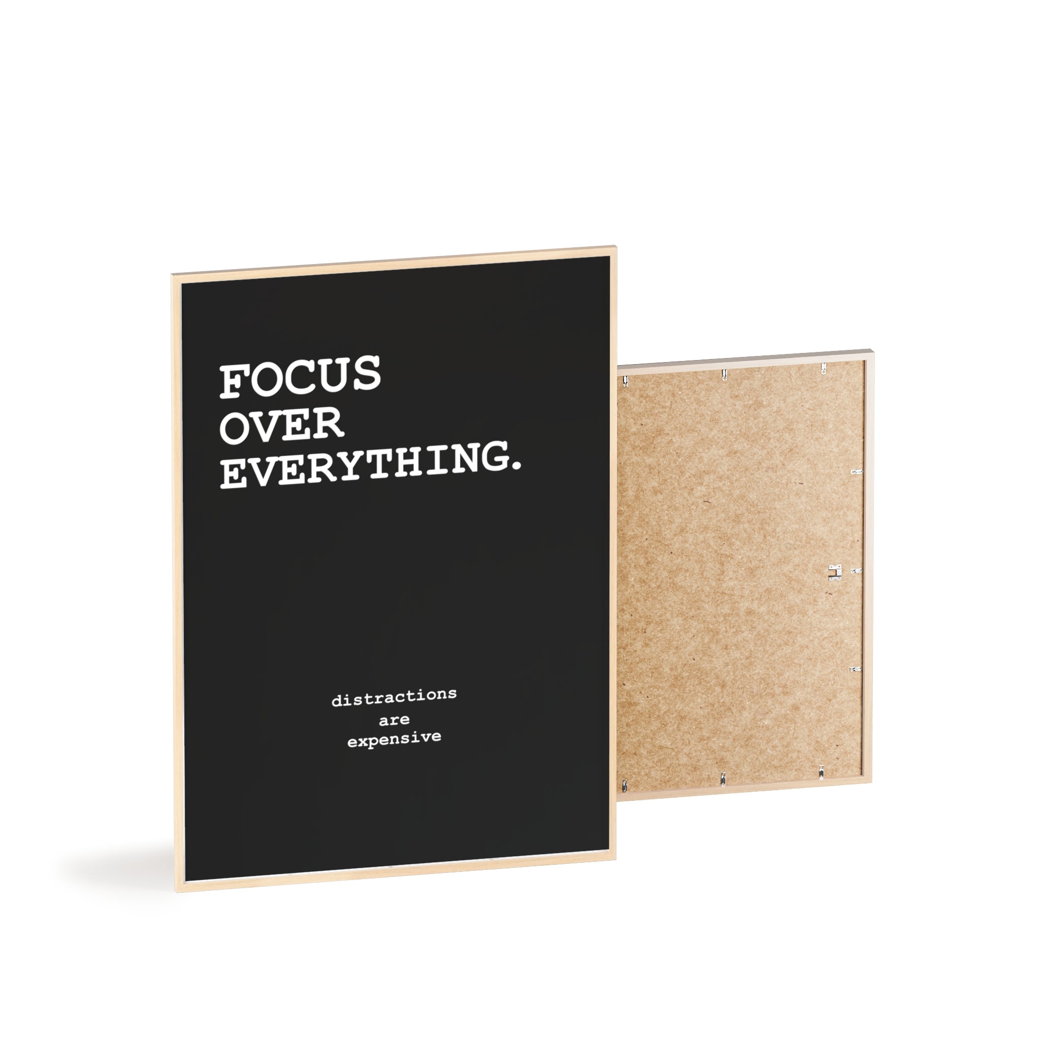 FOCUS OVER EVERYTHING - MINIMAL POSTER