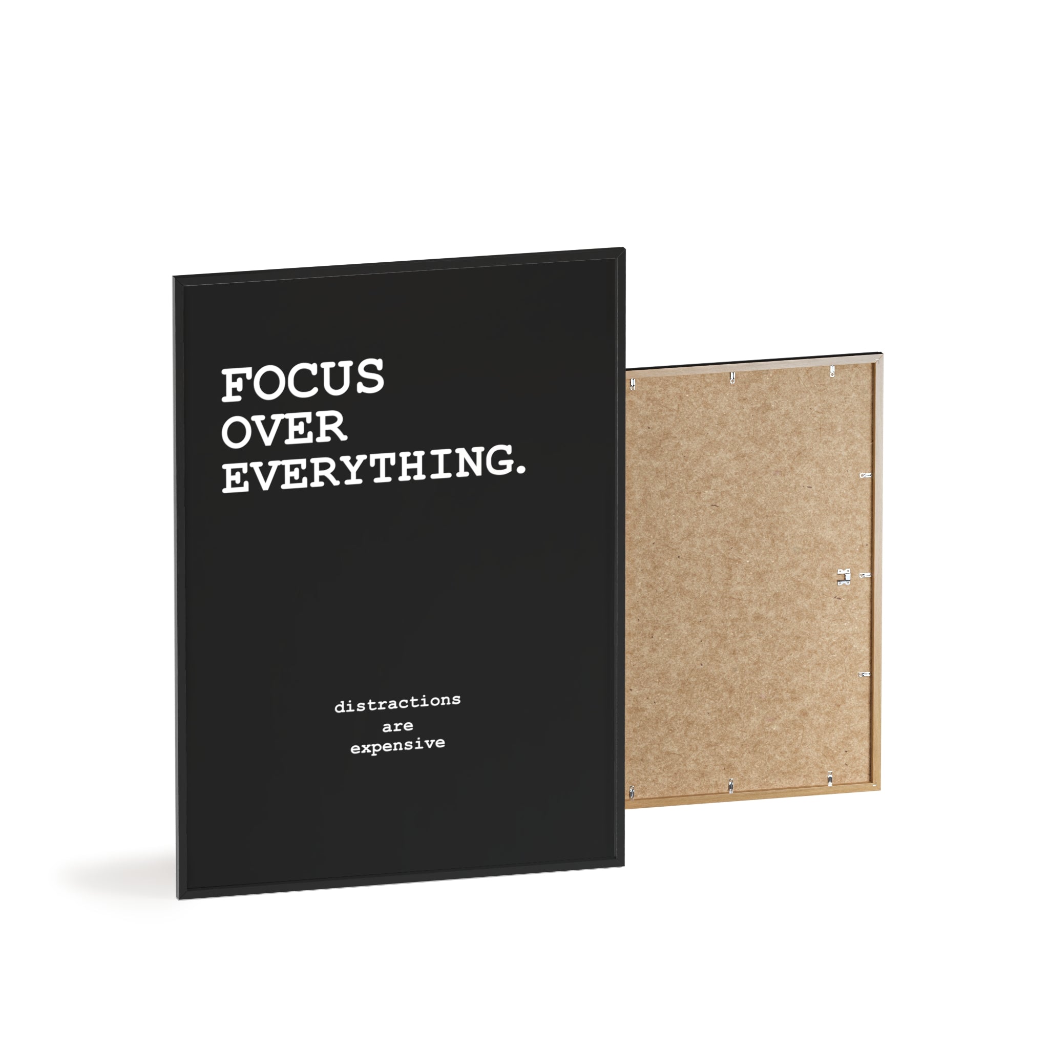 FOCUS OVER EVERYTHING - MINIMAL POSTER