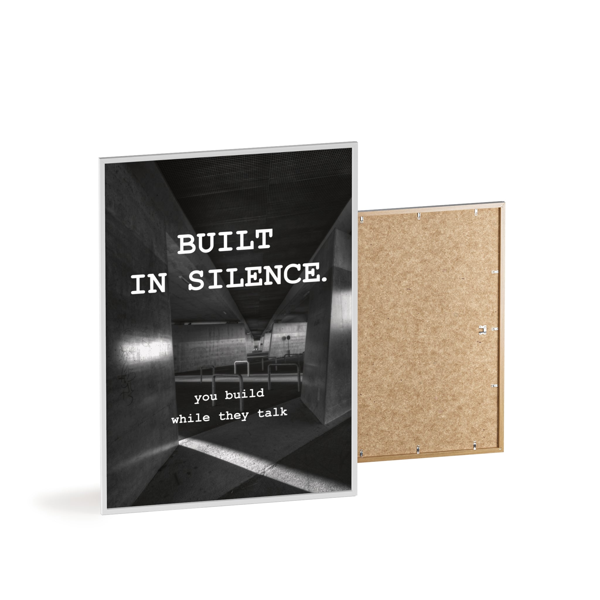 BUILT IN SILENCE - MOTIONPOSTER